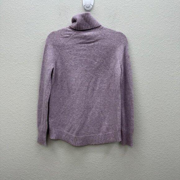 J Crew Supersoft Yarn Purple Turtleneck Knit Wool Alpaca Sweater AF023 Women XXS - Picture 6 of 6